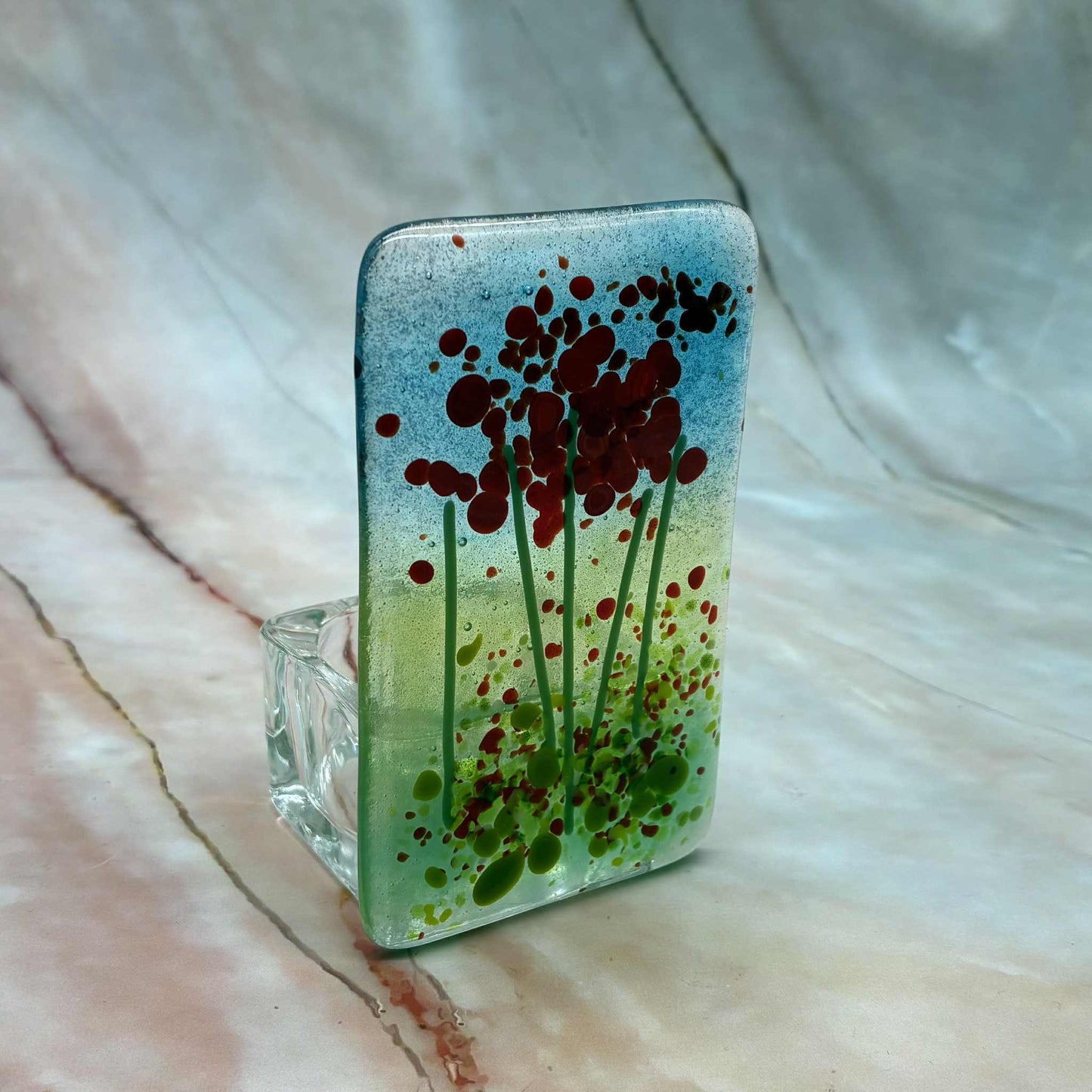 Flower Tealight Holders | Fused Glass | Various Designs