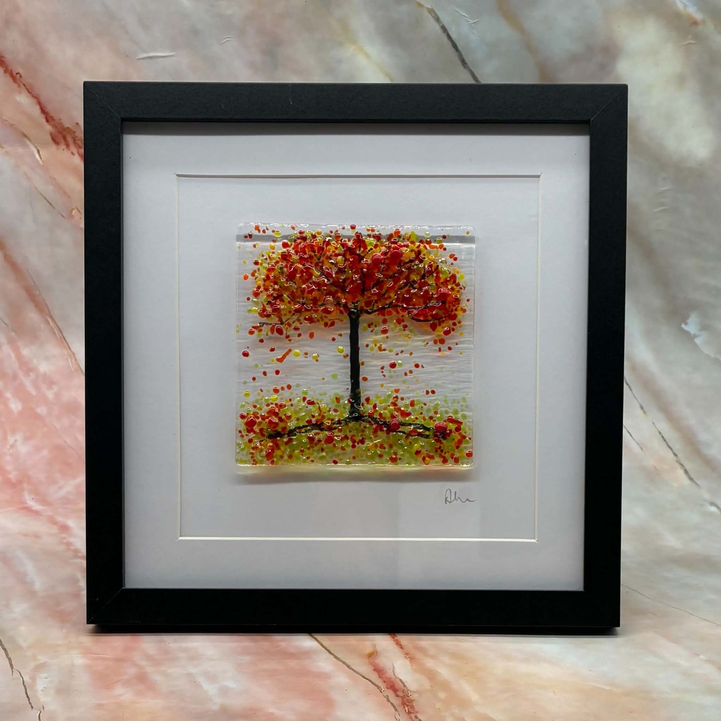 Autumn Tree Picture | Fused Glass