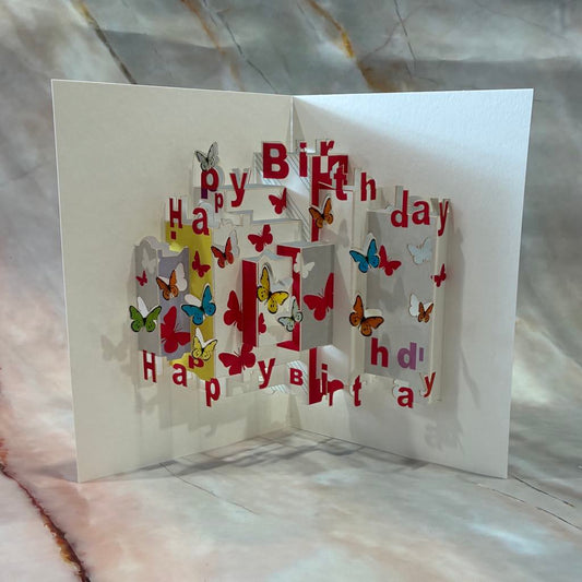 Handmade 3D Pop Up Age Cards