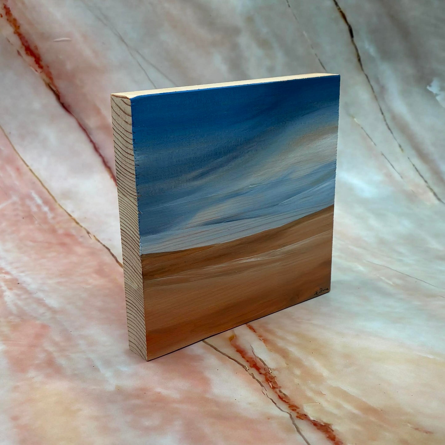 Langstrothdale | Original Painting | Acrylic on Wood | 5 x 5 inch