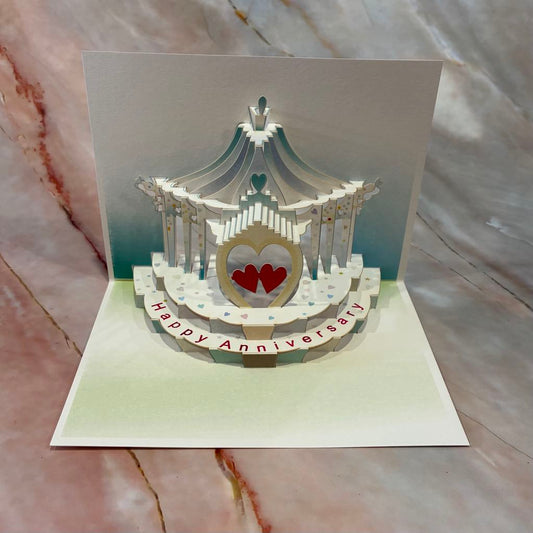 Handmade 3D Pop Up Anniversay Cards