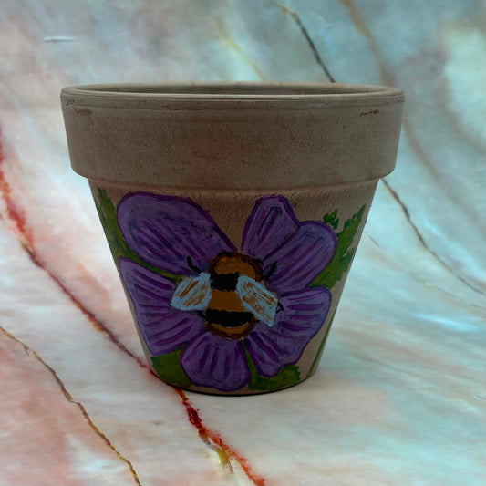 Large Terracotta Pots | Hand Painted | Choose Your Favourite!
