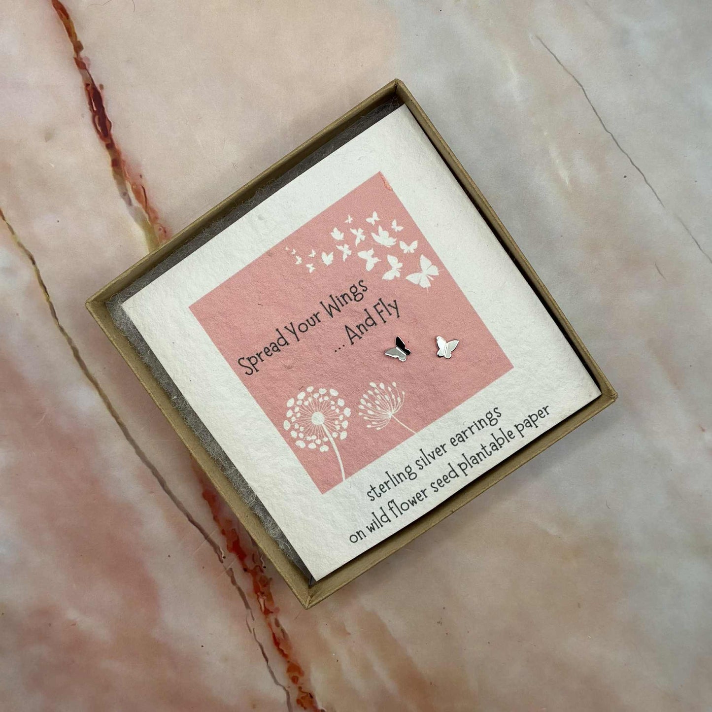 Sterling Silver Earrings | Thoughtful Sentiments | Various Designs