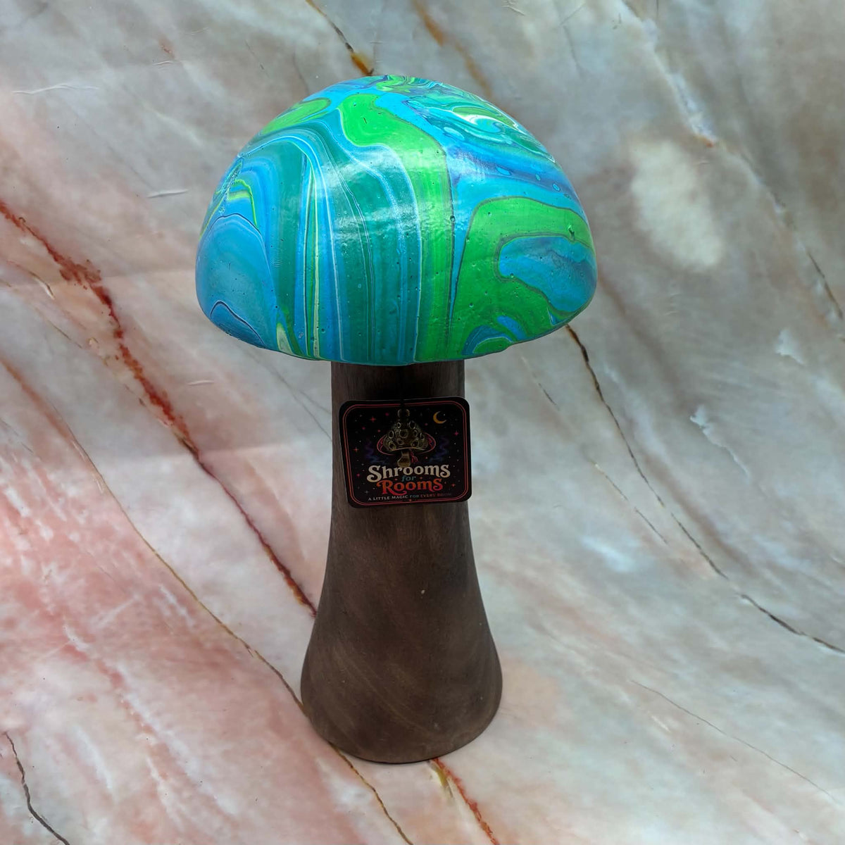 MonsterShroom | Freestanding Mushroom Decoration | Wood & Acrylic Paint