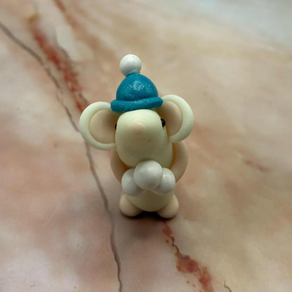 Christmas Themed Glow In The Dark Animals | Polymer Clay | Various Designs
