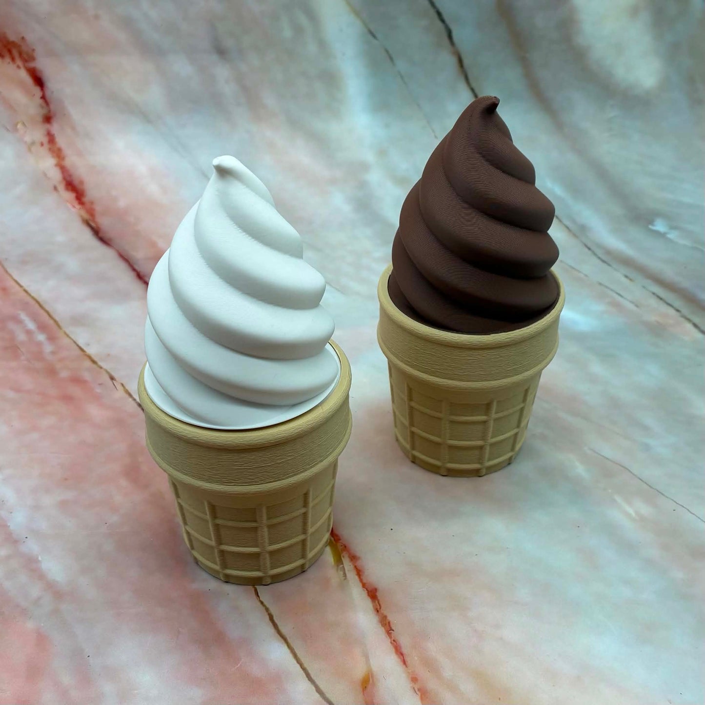 Ice Cream Cone Trinket Pots | 3D Printed