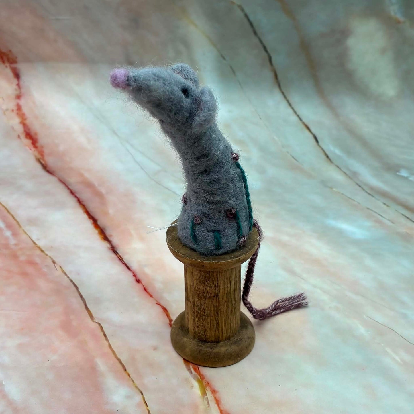 Needle Felted Mice | Handmade Freestanding Decorations