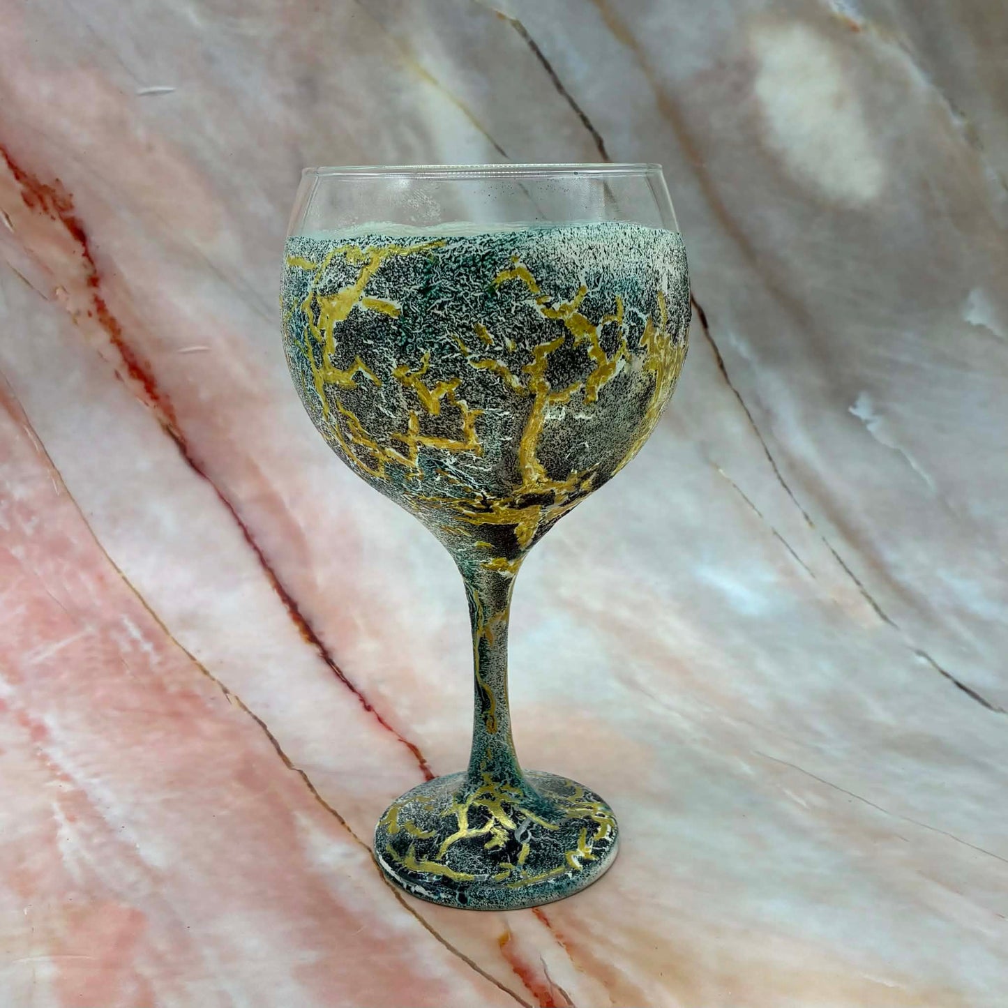 Hand Painted Gin Glasses | Various Colours