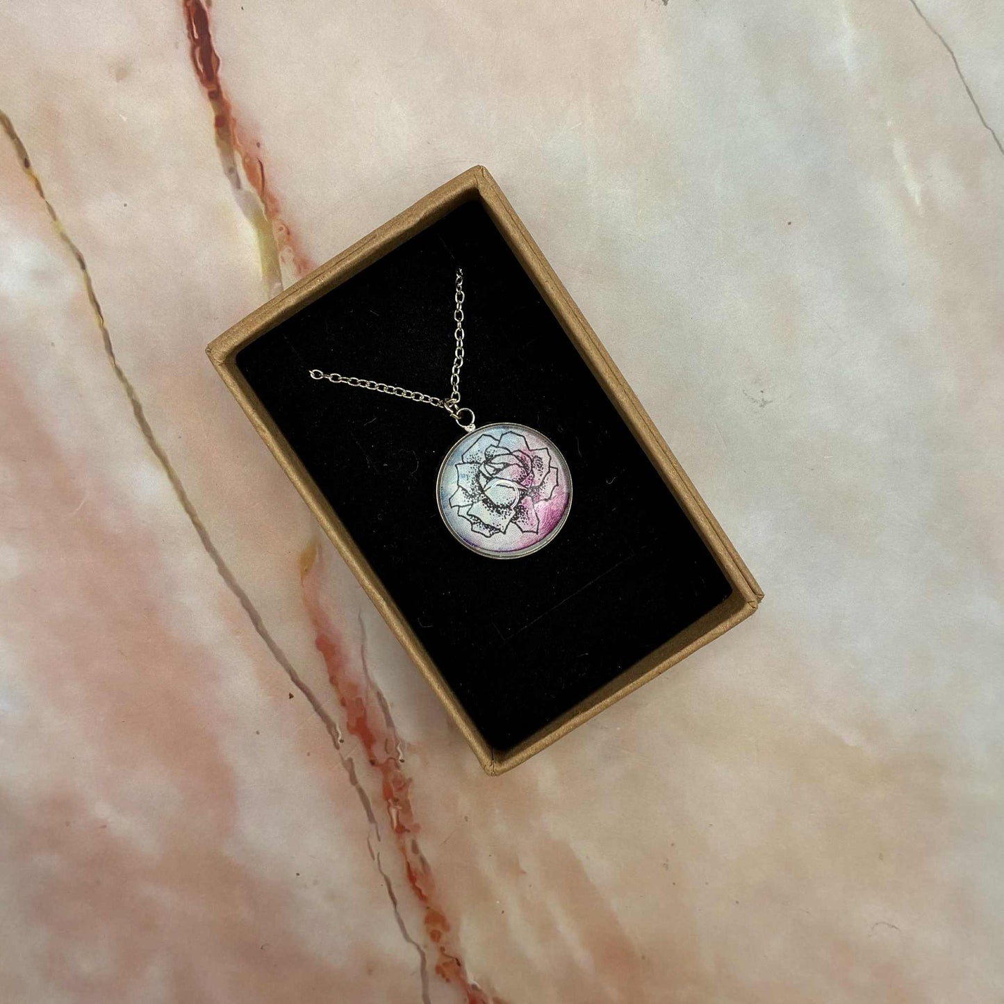 Pendant Necklaces | Glass Cabochon | Various Designs