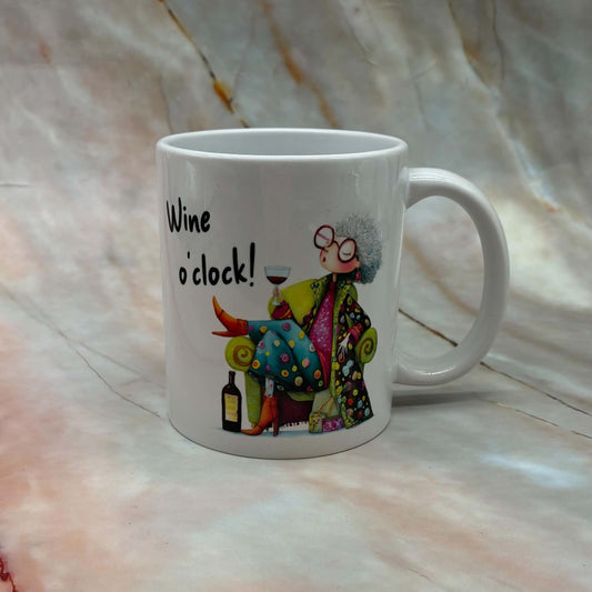 Wine O'Clock | Ceramic Mug