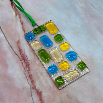 Multi Coloured Fused Glass Window Hangs | Choose Your Colour!