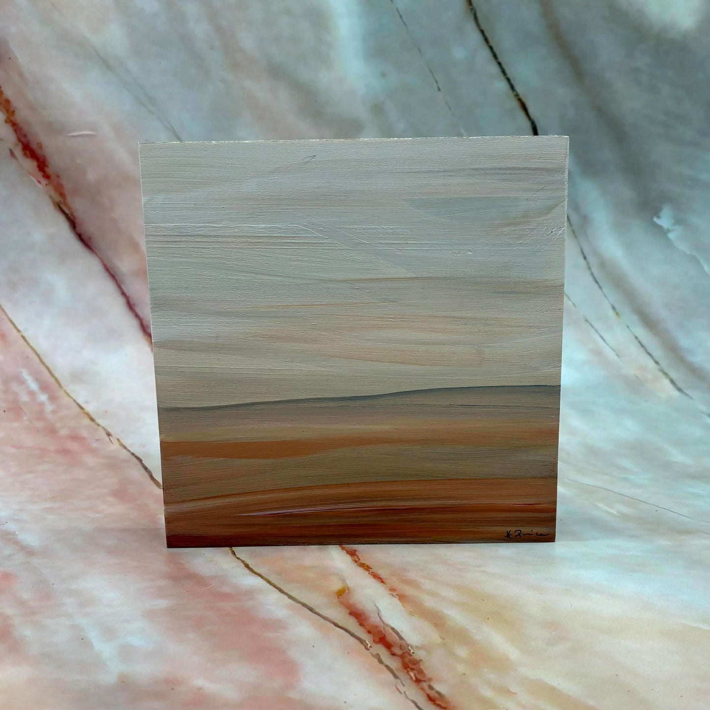 Yockenthwaite Moor | Original Painting | Acrylic on Wood | 5 x 5 inch
