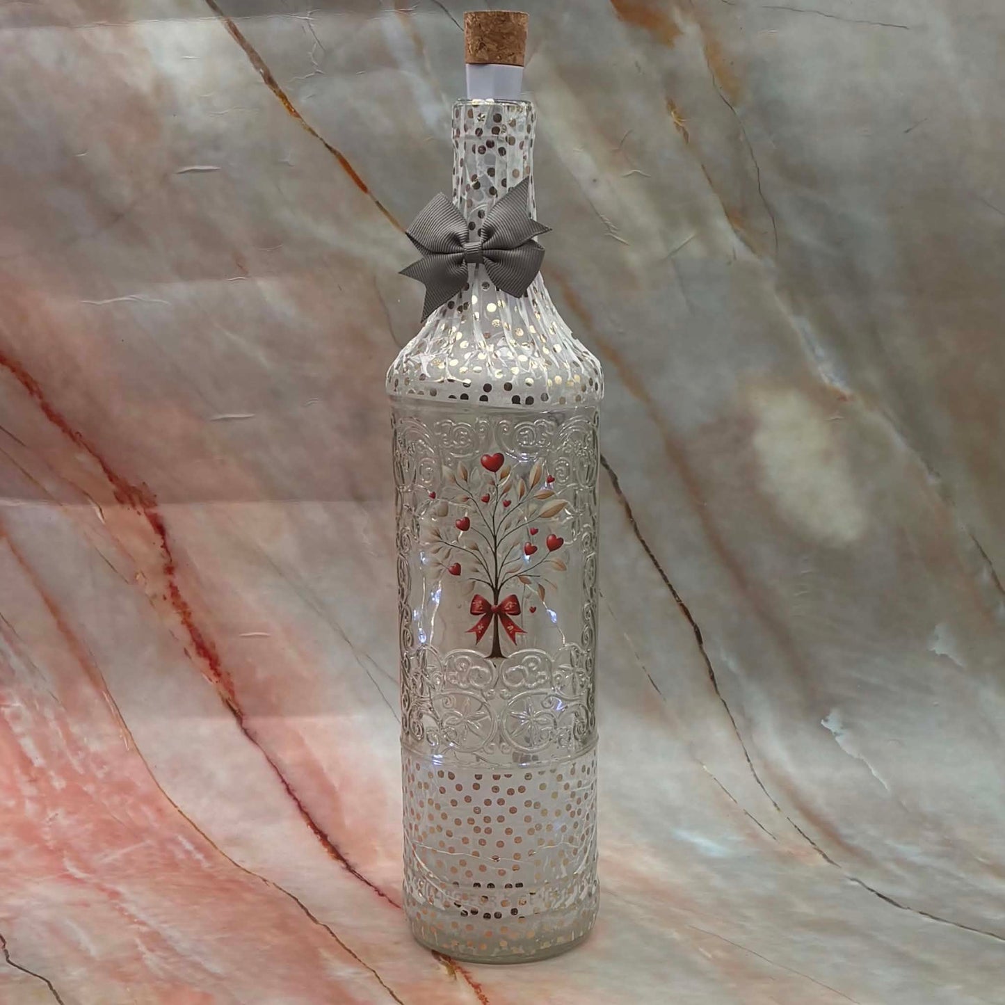 Light Up Bottles | Decoupage | Rechargeable | Various Designs