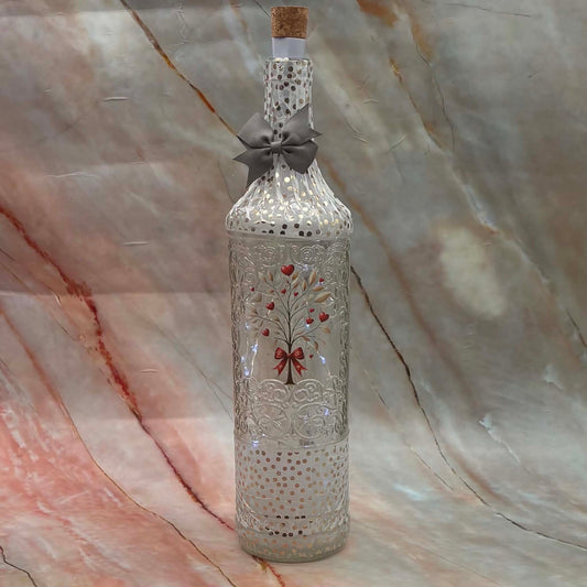 Light Up Bottles | Decoupage | Rechargeable | Various Designs