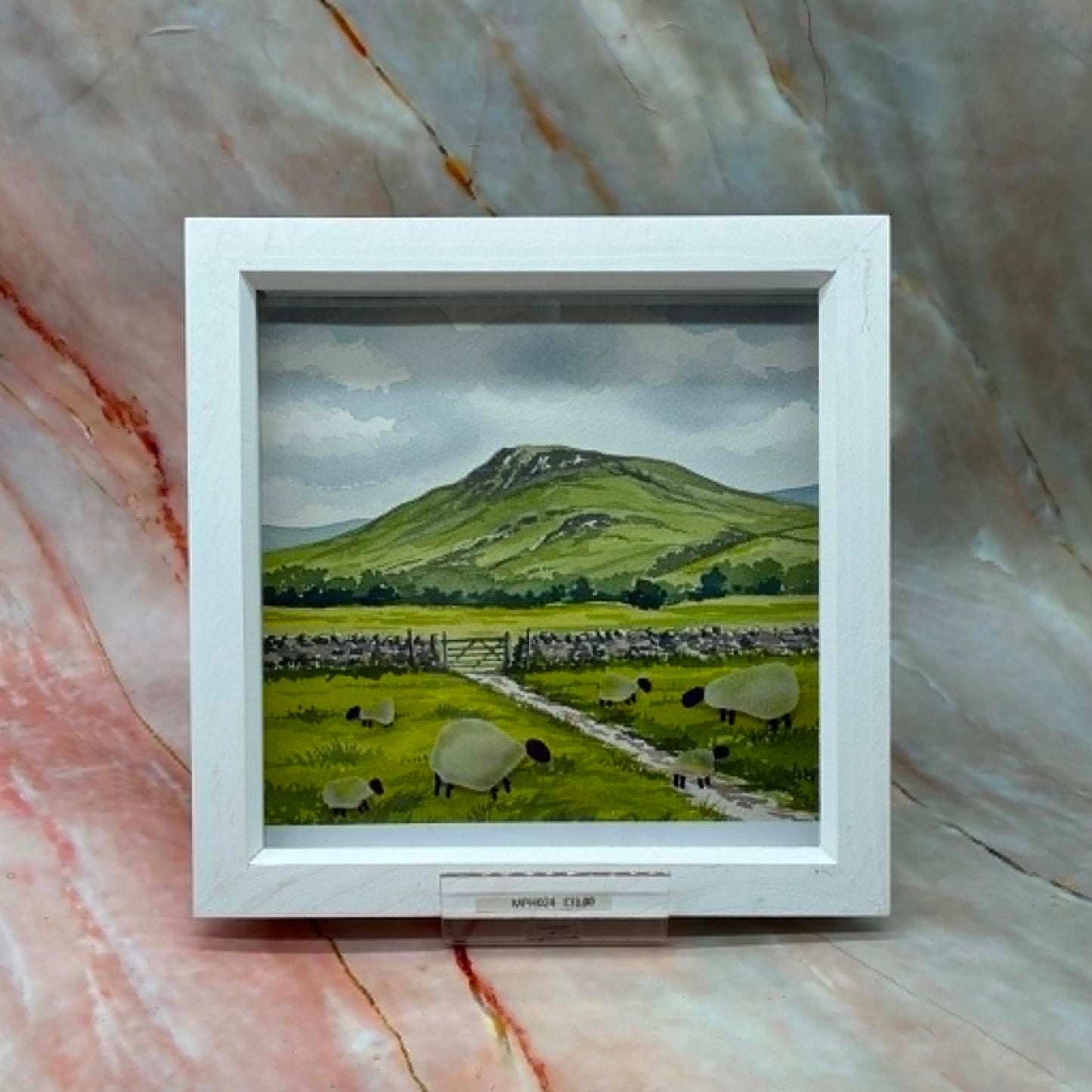 Yorkshire Themed Sea Glass & Sea Pottery Pictures | Various Sizes