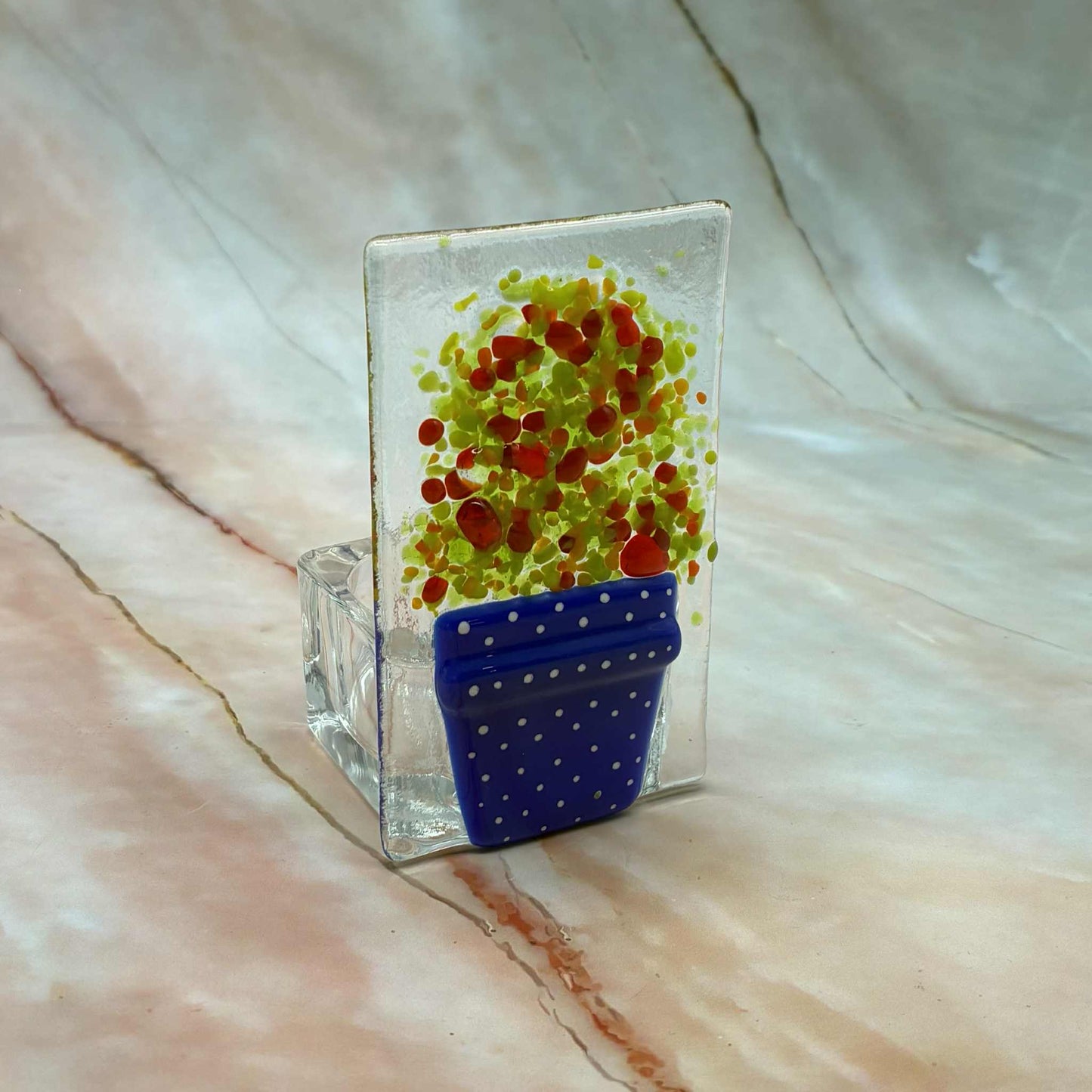 Flower Tealight Holders | Fused Glass | Various Designs