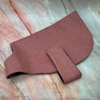 Handmade Medium Dog Coat | Boiled Wool & Fleece | Various Colours