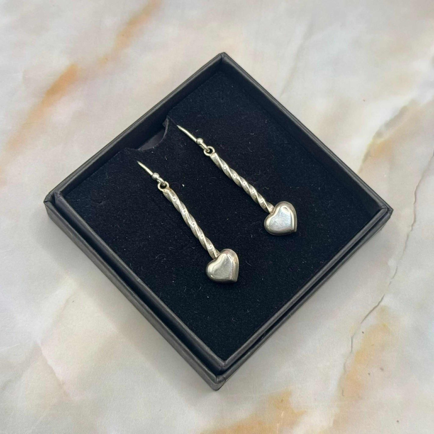 Vintage Fork and Spoon Earrings with Sterling Silver Hooks | Silver & Silver Plated