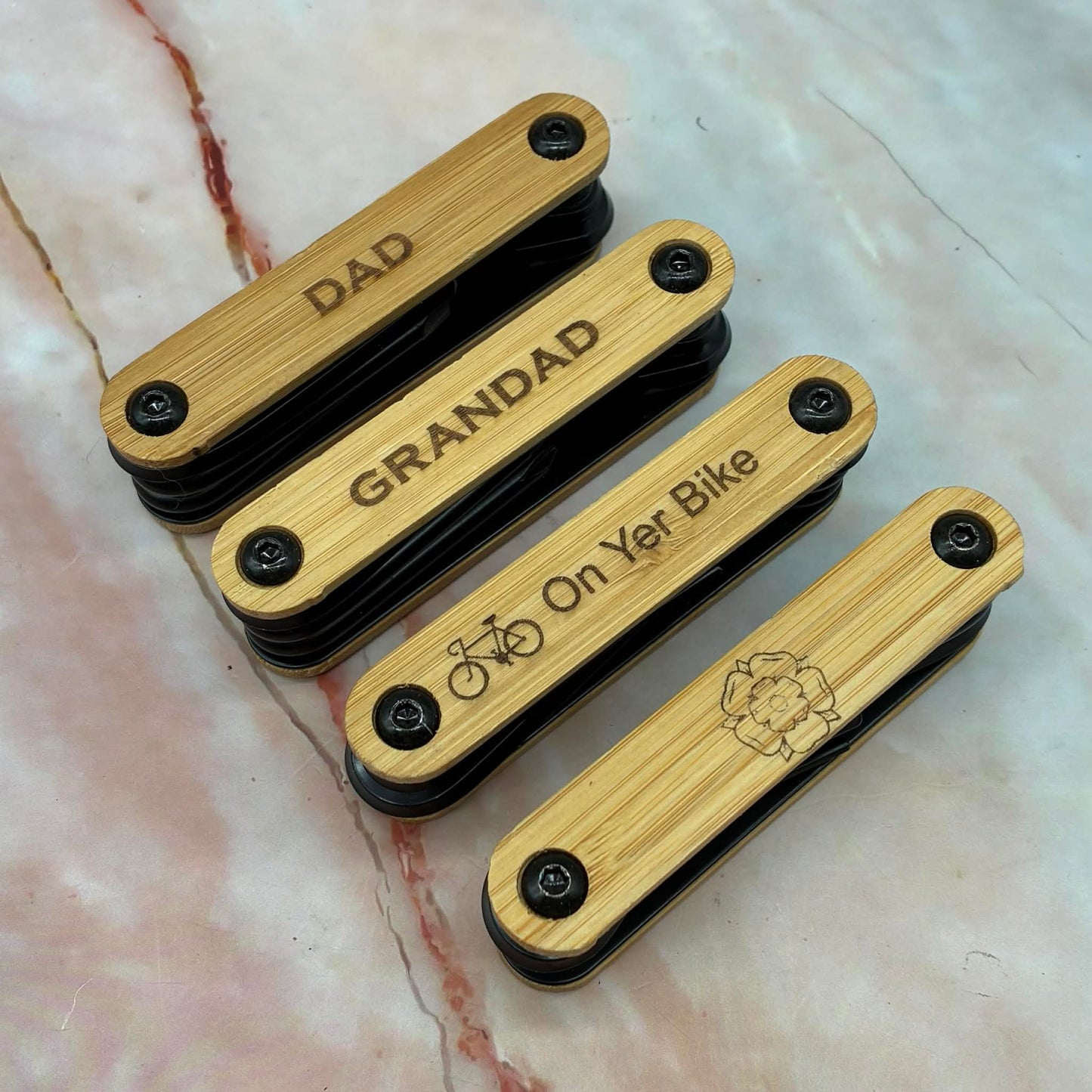 Bike Multi Tool | Laser Etched | 4 Designs