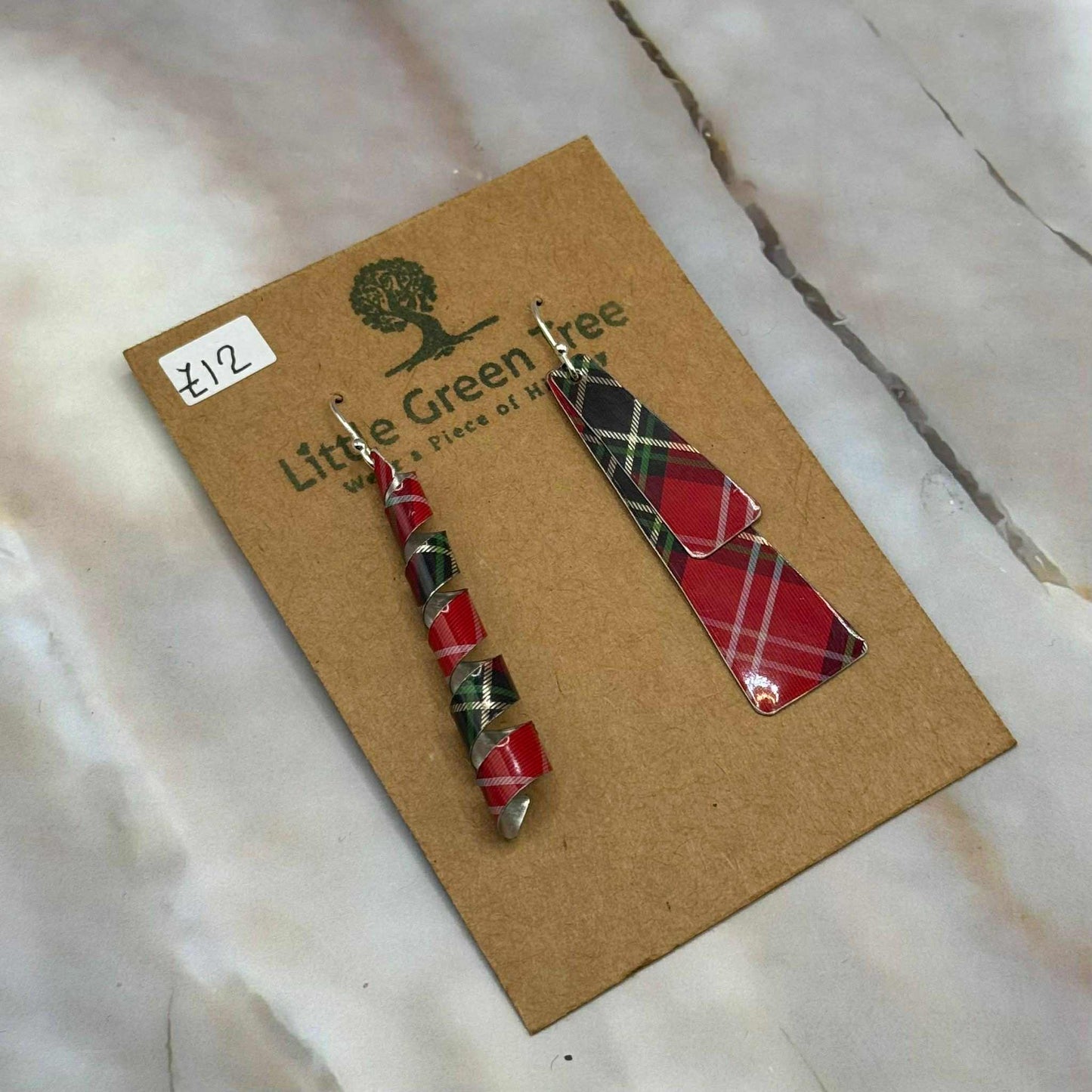 Upcycled Vintage Tin Jewellery | Earrings & Necklaces | Various Designs