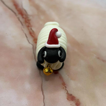 Christmas Themed Glow In The Dark Animals | Polymer Clay | Various Designs