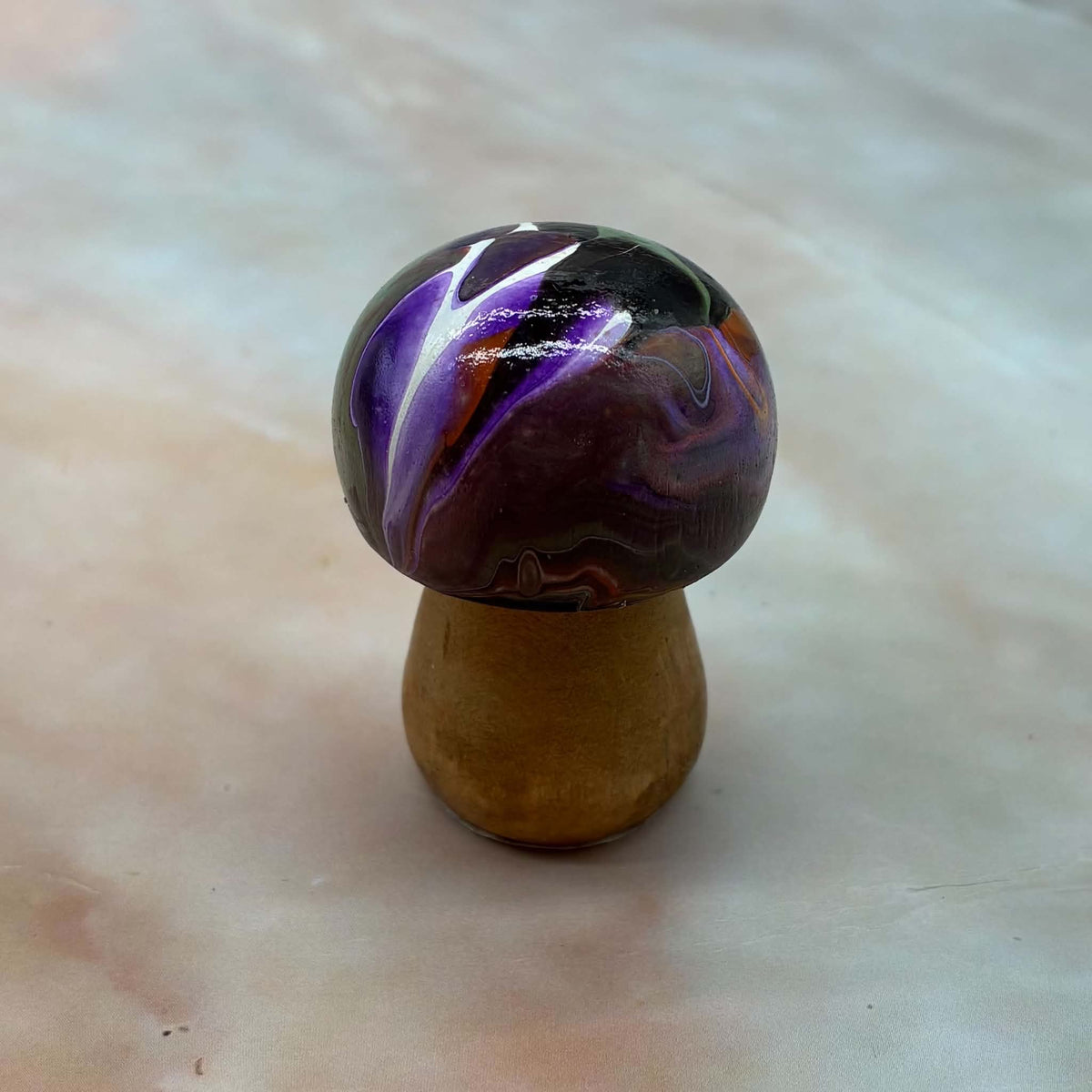 CharmShroom | Freestanding Mushroom Decoration | Wood & Acrylic Paint
