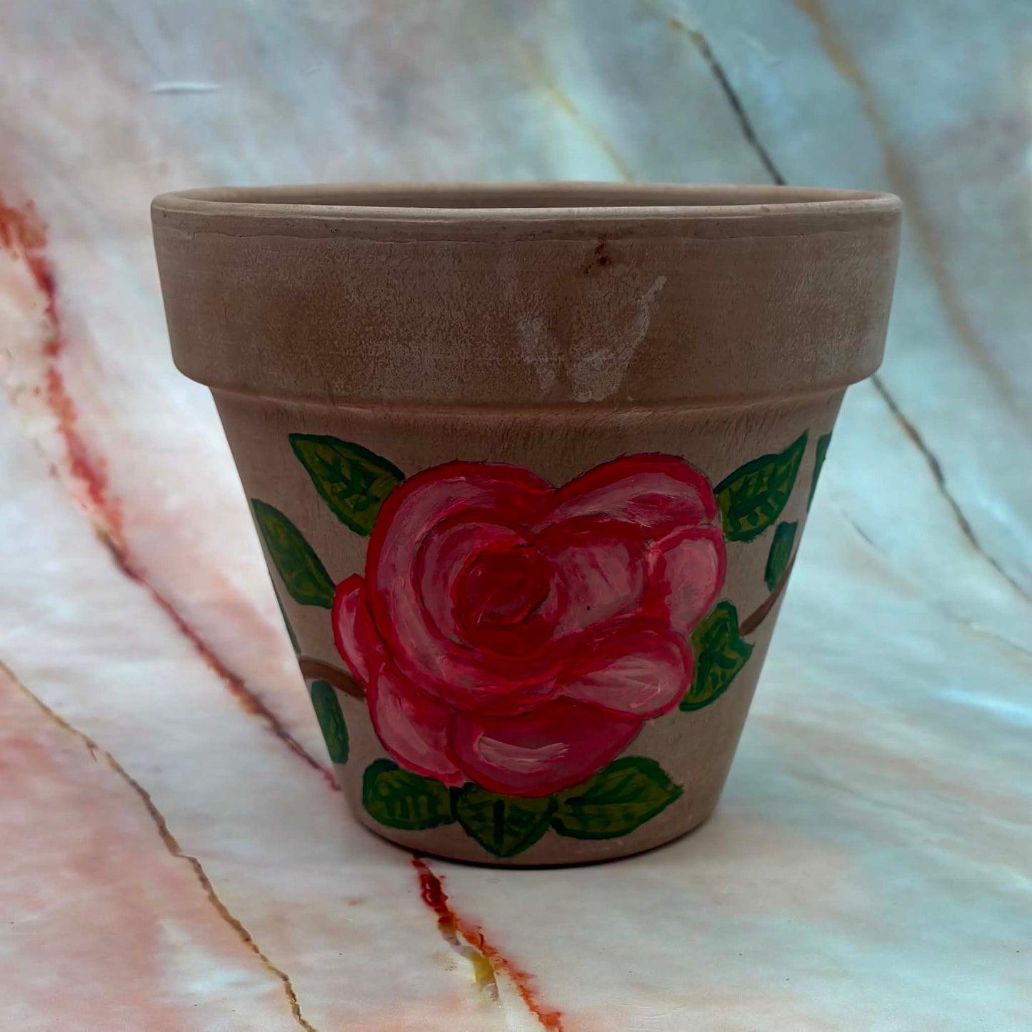 Large Terracotta Pots | Hand Painted | Choose Your Favourite!