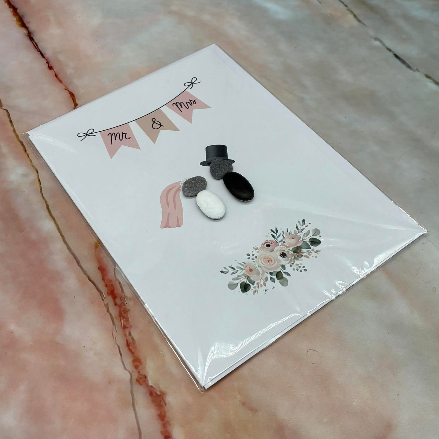 Pebble Art Cards | Wedding