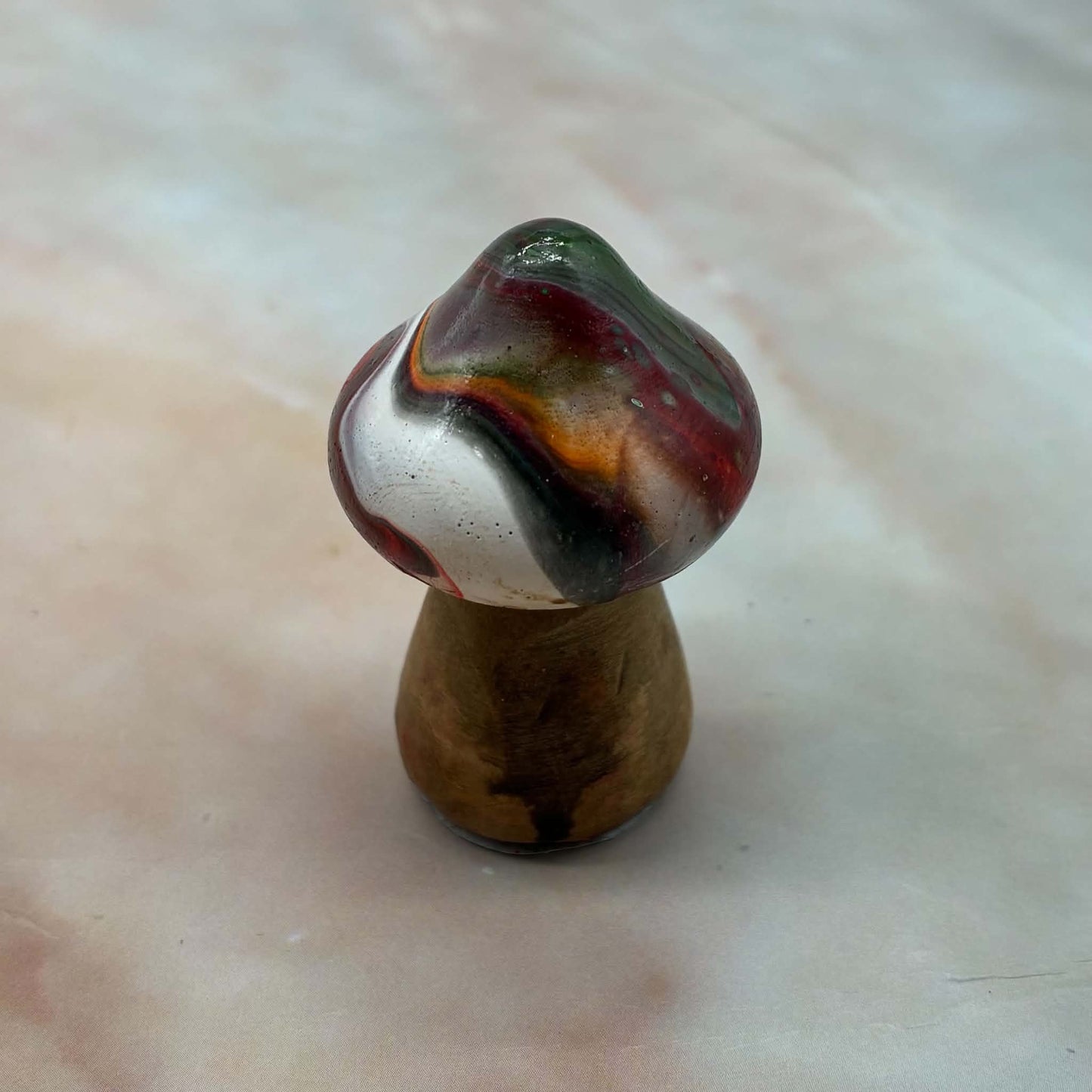 CharmShroom | Freestanding Mushroom Decoration | Wood & Acrylic Paint