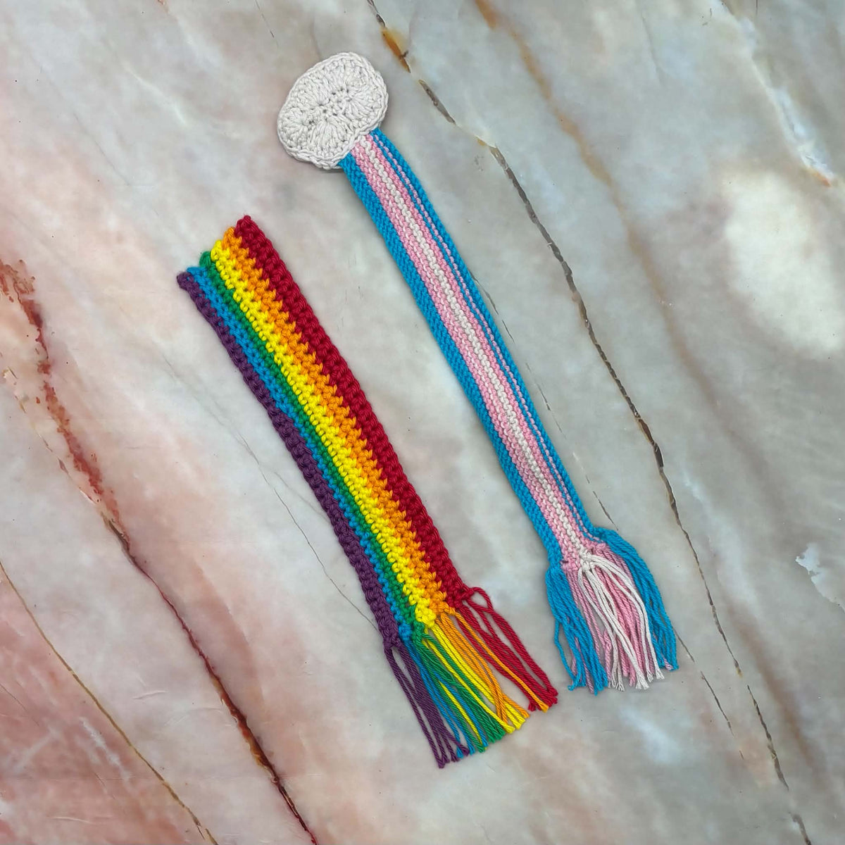 Handmade Pride Bookmarks | Crochet
