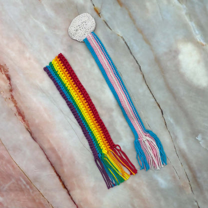 Handmade Pride Bookmarks | Crochet