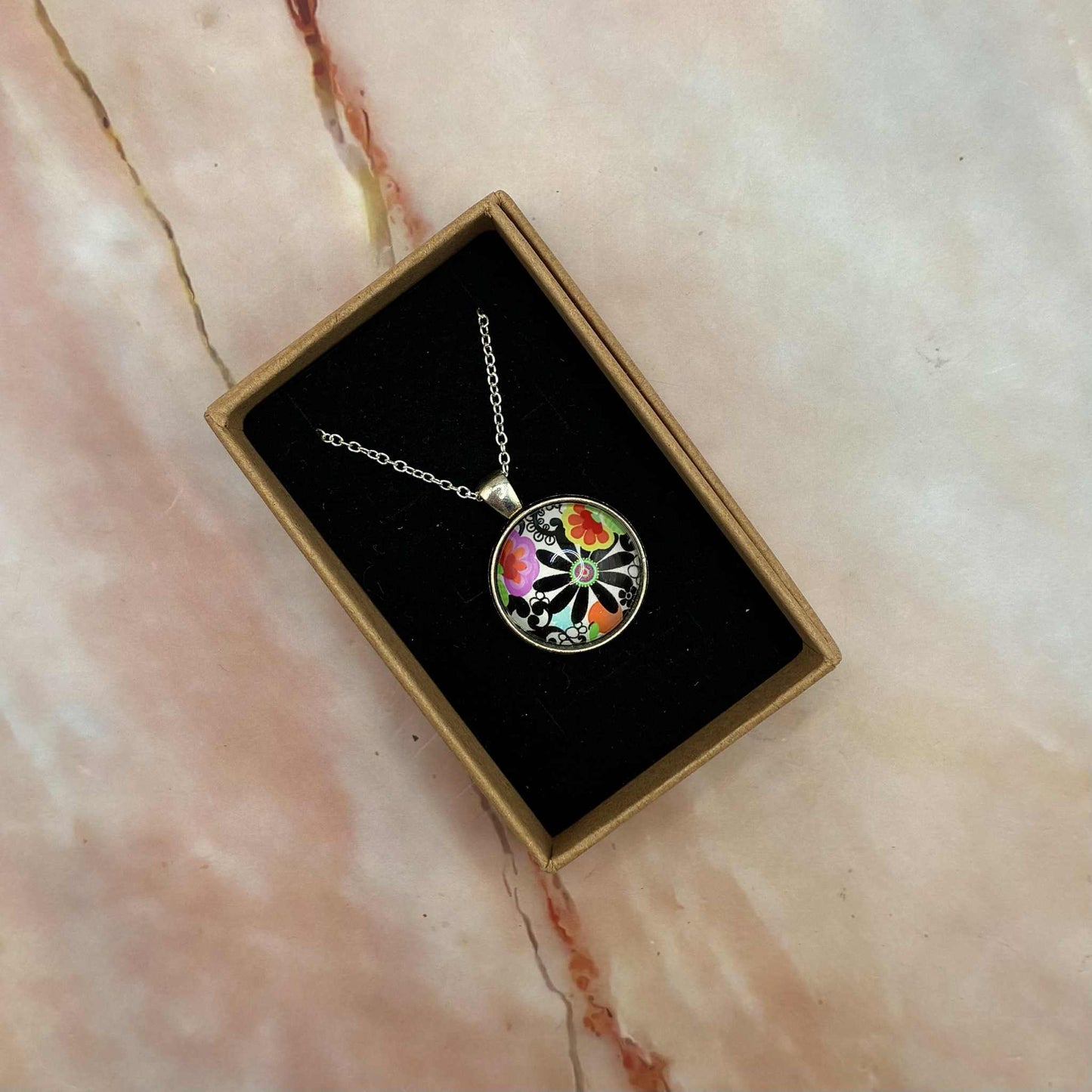 Pendant Necklaces | Glass Cabochon | Various Designs