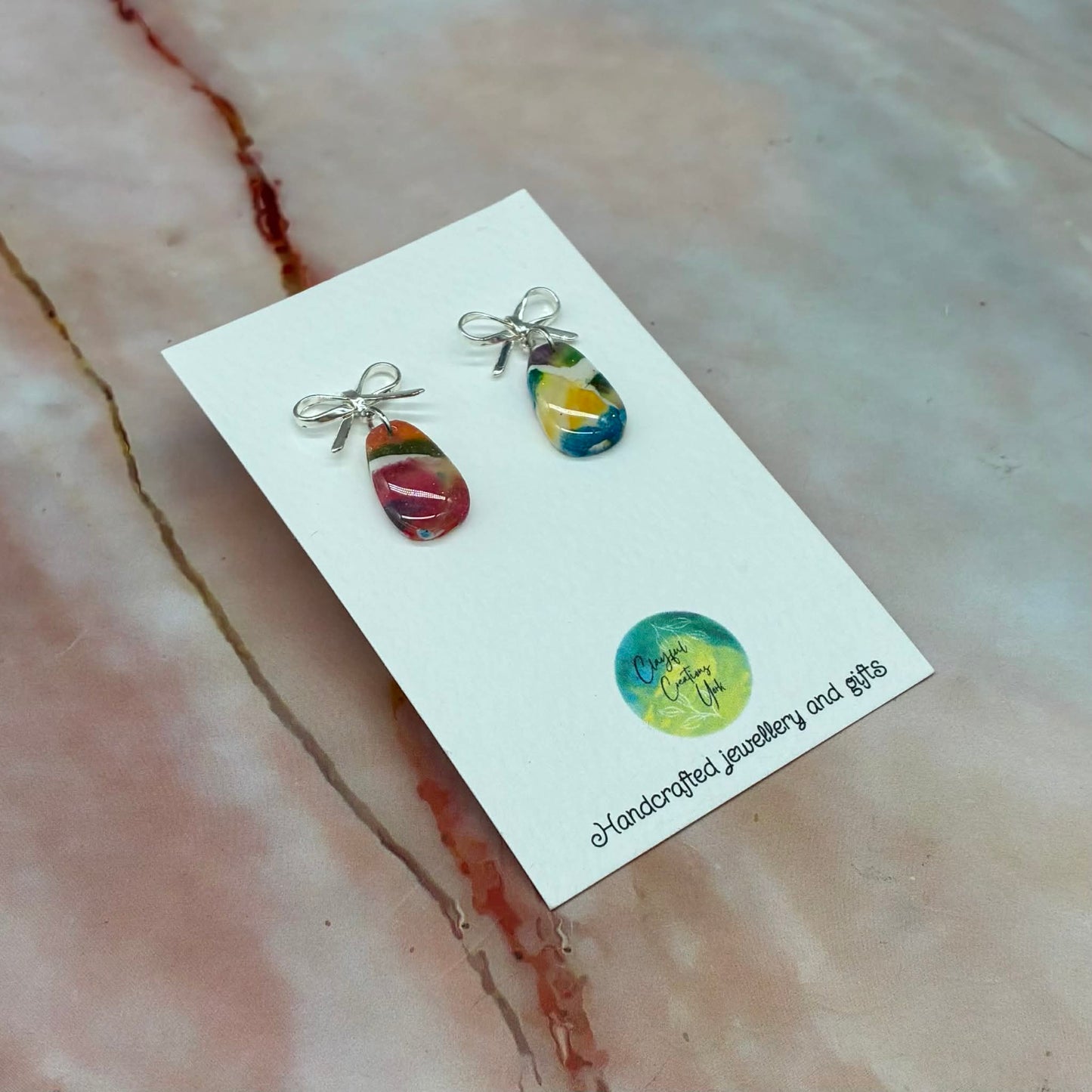 Handcrafted Drop Earrings | Hypoallergenic | Choose Your Colour!