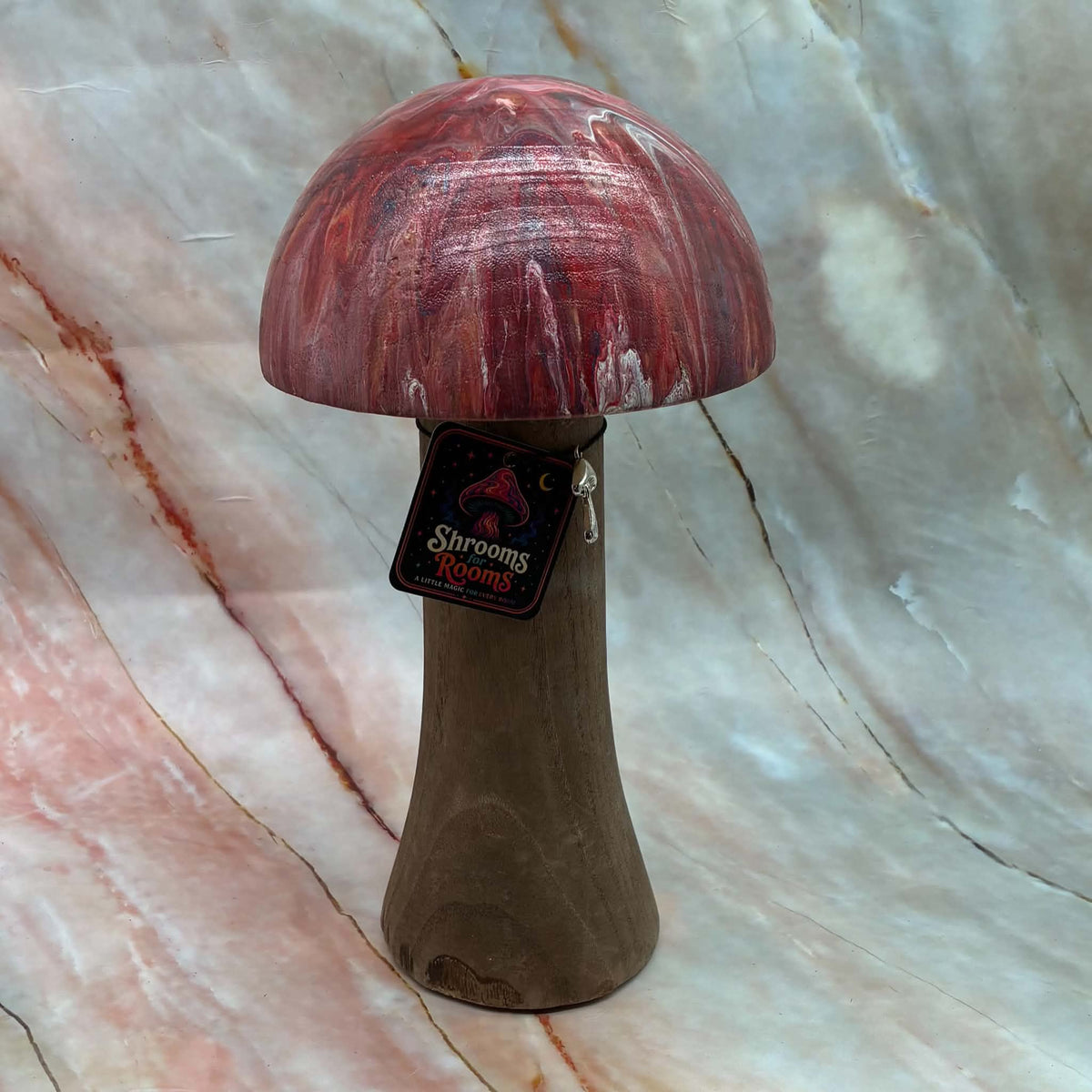 MonsterShroom | Freestanding Mushroom Decoration | Wood & Acrylic Paint