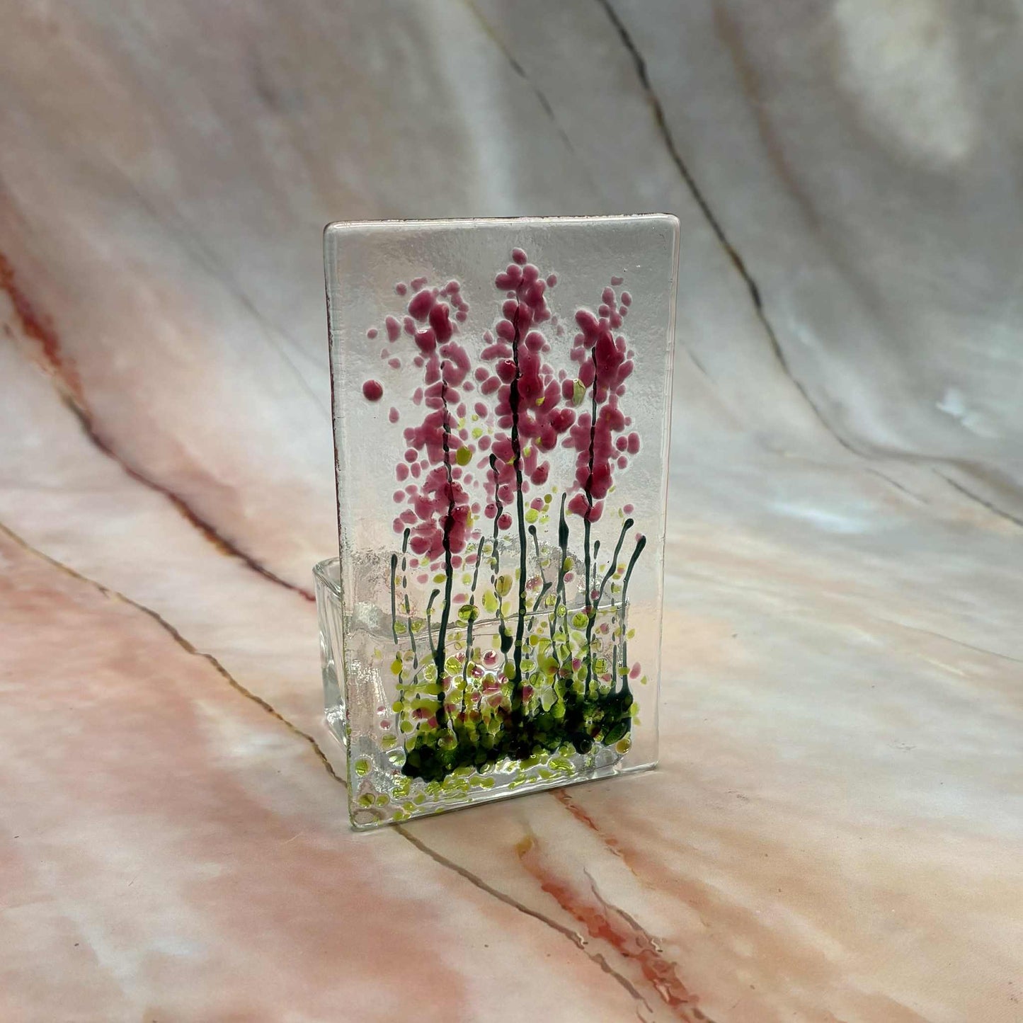 Flower Tealight Holders | Fused Glass | Various Designs