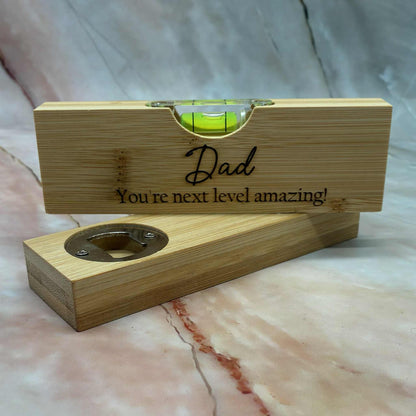Spirit Level & Bottle Openers | Laser Etched | Choose Your Favourite!