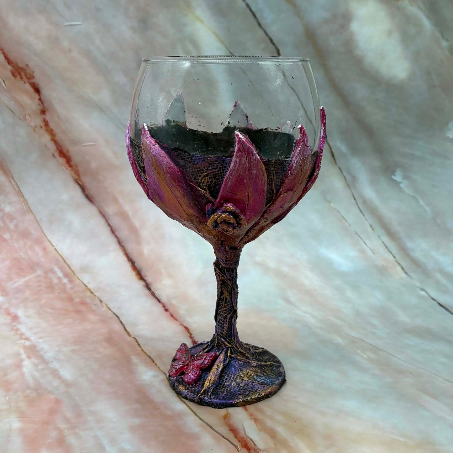 Hand Painted Gin Glasses | Various Colours