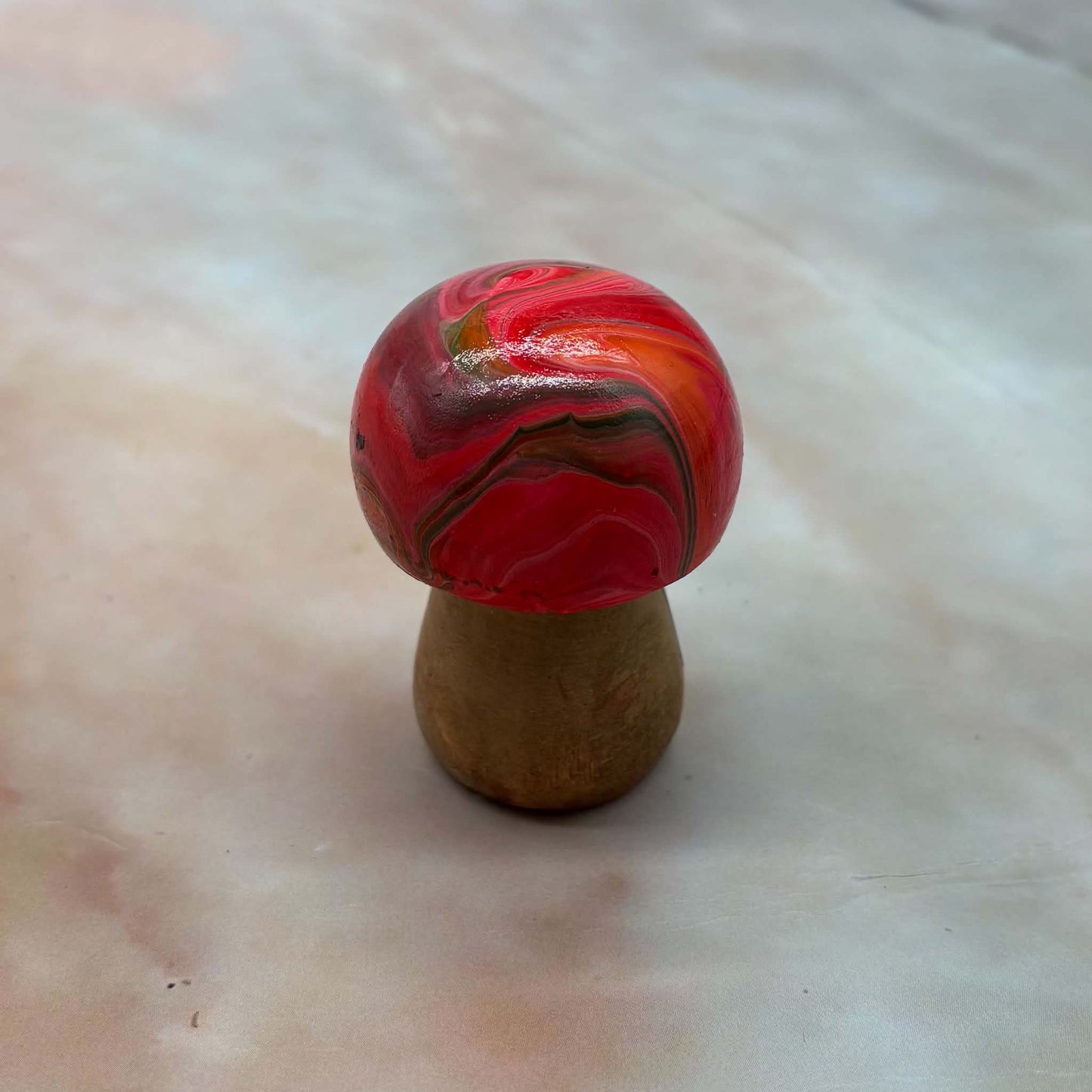 CharmShroom | Freestanding Mushroom Decoration | Wood & Acrylic Paint