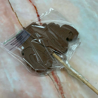 Belgian Chocolate Lollies | Milk or White Chocolate