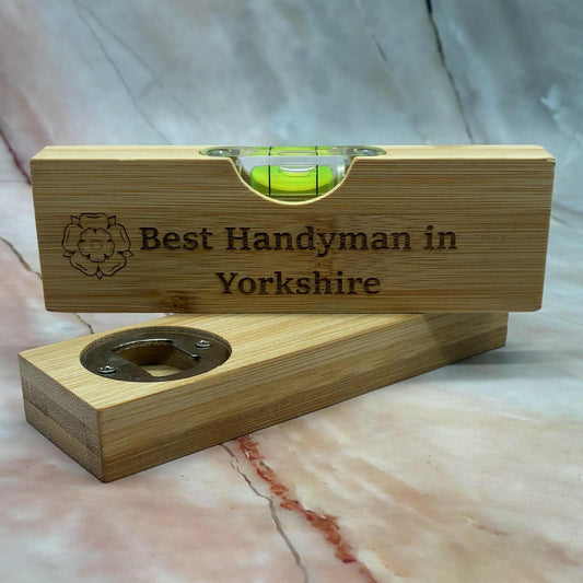 Spirit Level & Bottle Openers | Laser Etched | Choose Your Favourite!