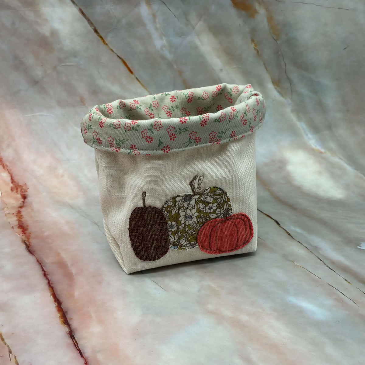 The Autumn Collection | Small Fabric Pots | Fully Reversible