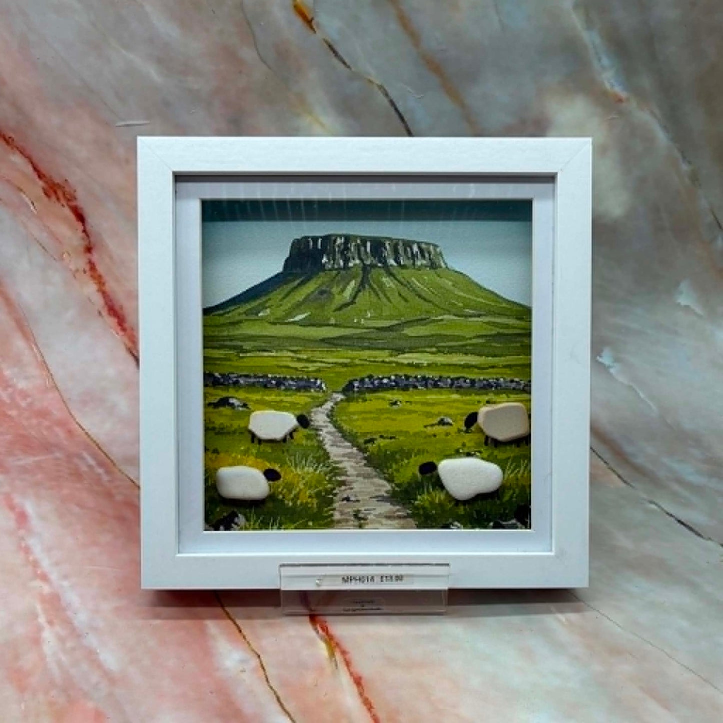 Yorkshire Themed Sea Glass & Sea Pottery Pictures | Various Sizes
