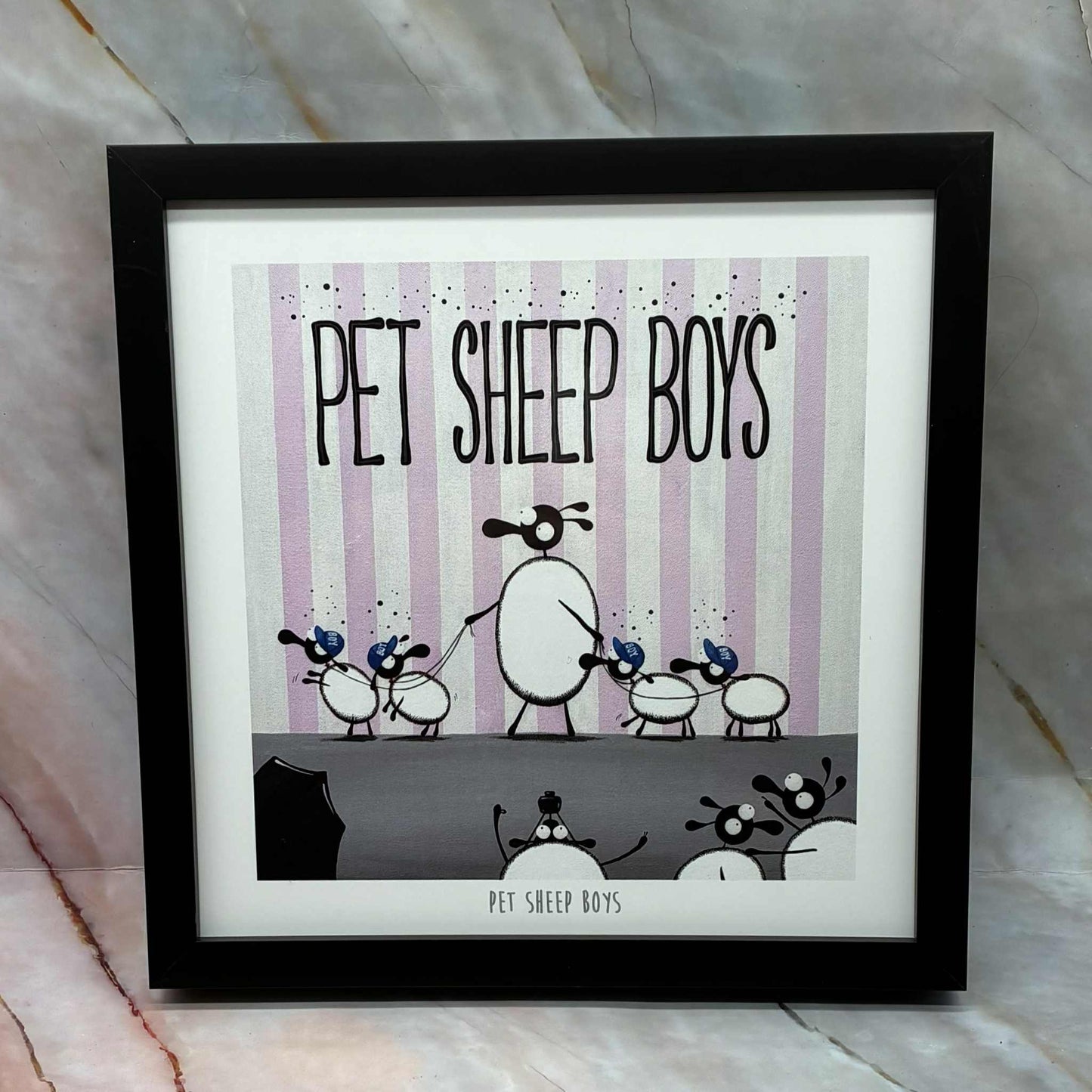 Whimsical Sheep Art | Framed Prints