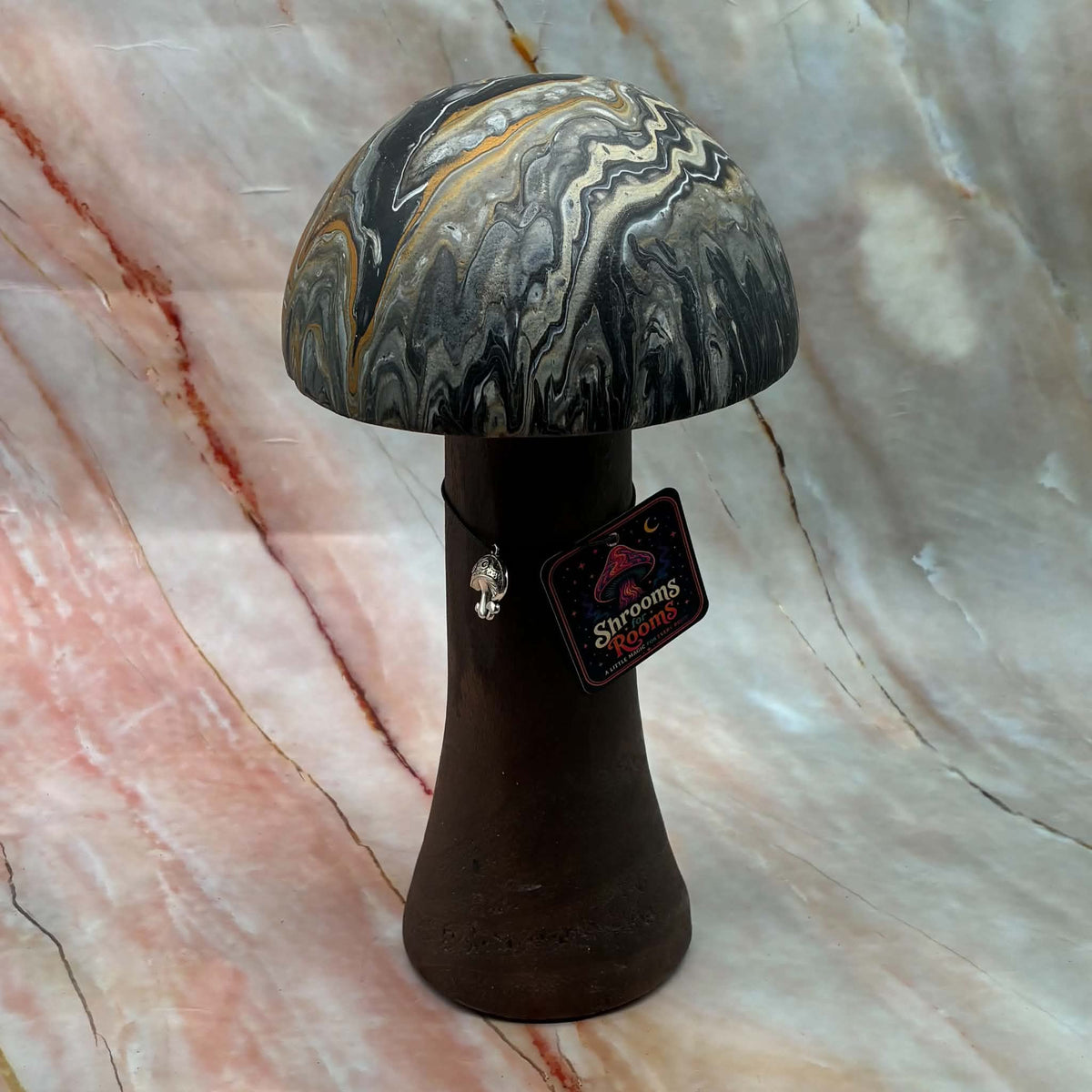 MonsterShroom | Freestanding Mushroom Decoration | Wood & Acrylic Paint