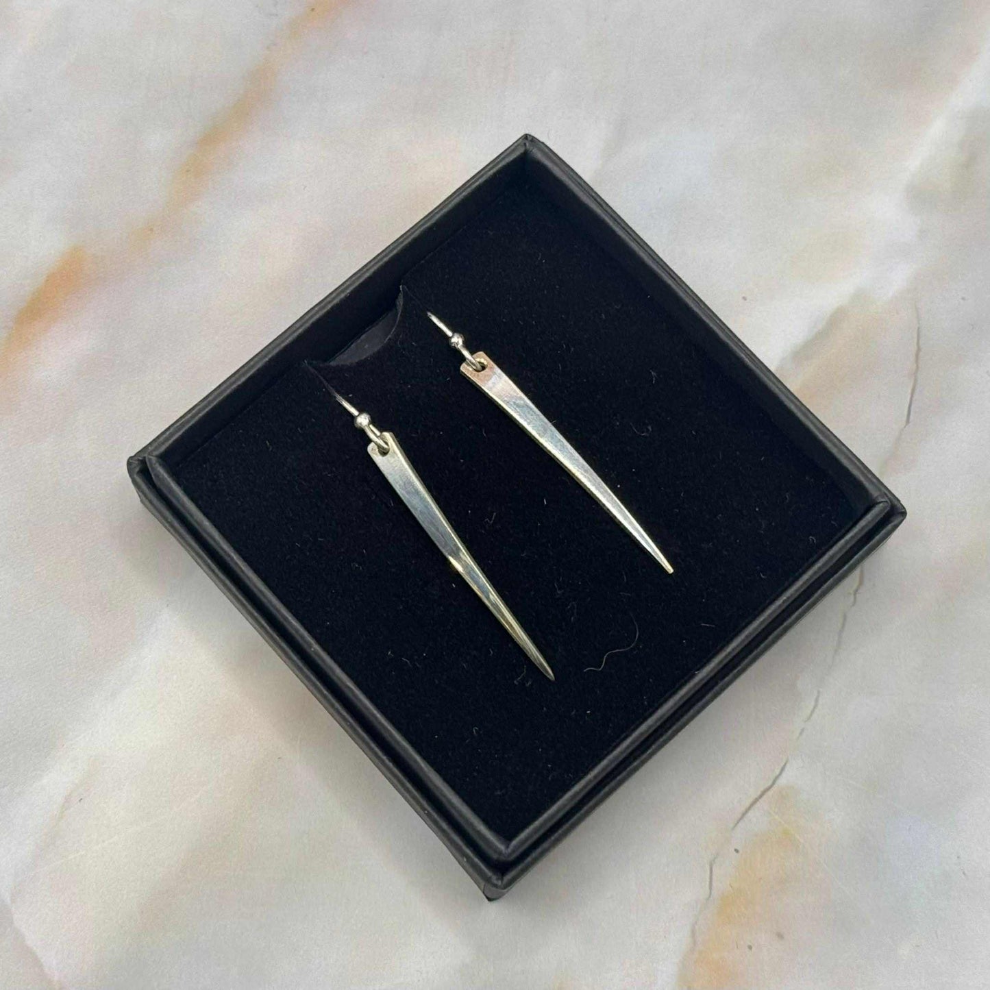 Vintage Fork and Spoon Earrings with Sterling Silver Hooks | Silver & Silver Plated