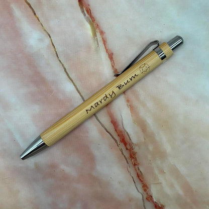 Yorkshire Saying Pens | Bamboo | Refillable