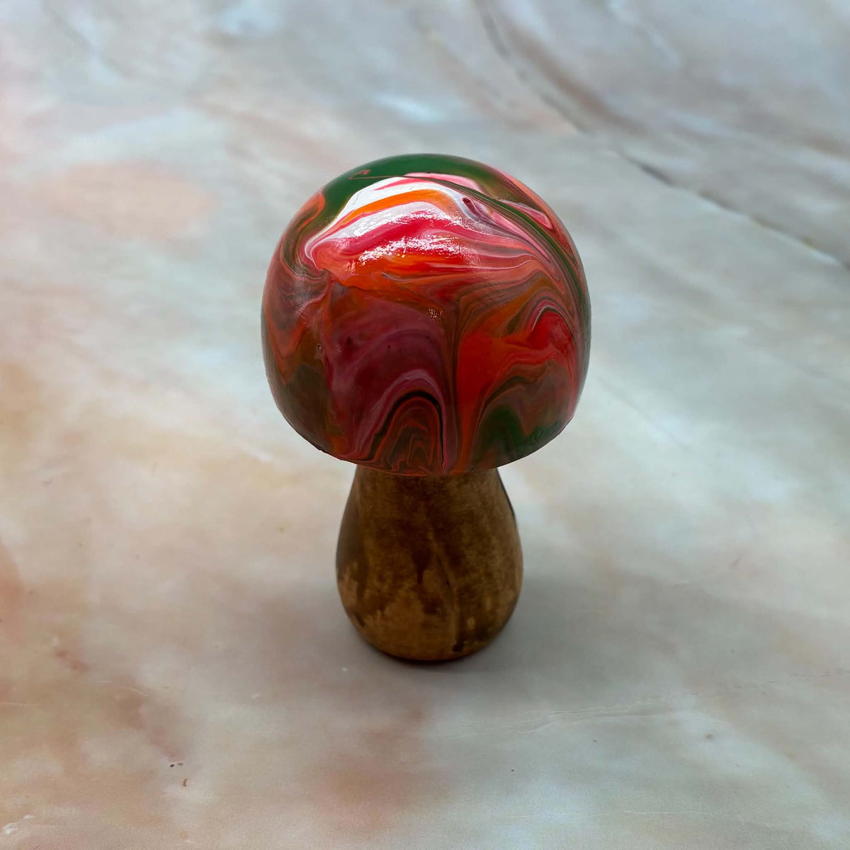 FairyShroom | Freestanding Mushroom Decoration | Wood & Acrylic Paint