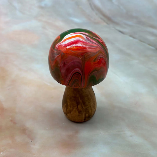FairyShroom | Freestanding Mushroom Decoration | Wood & Acrylic Paint