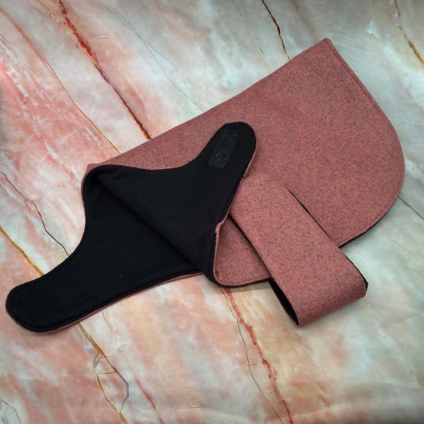 Handmade Medium Dog Coat | Boiled Wool & Fleece | Various Colours