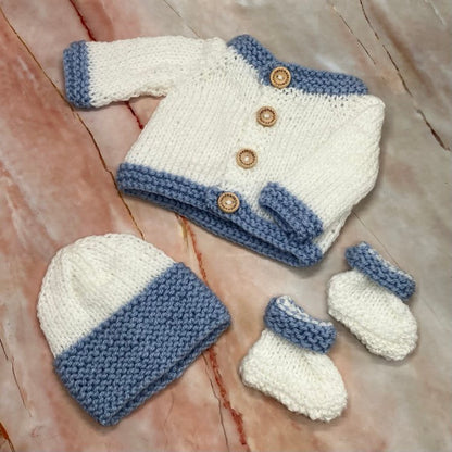 Hand Knitted Premature Baby Sets | Choose Your Colour!